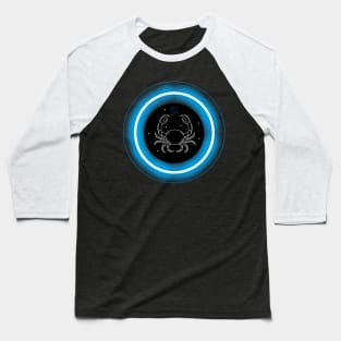 Neon Light Effect Cancer Baseball T-Shirt